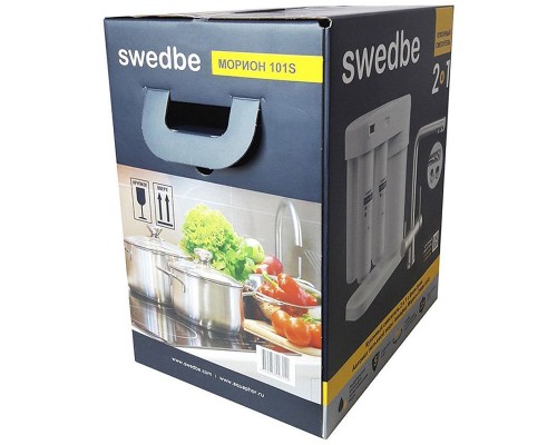 Смеситель для кухни Swedbe Selene Plus с фильтром Нержавеющая сталь