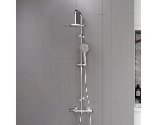 Душевая система Dorff Futura D0710500 с термостатом Хром
