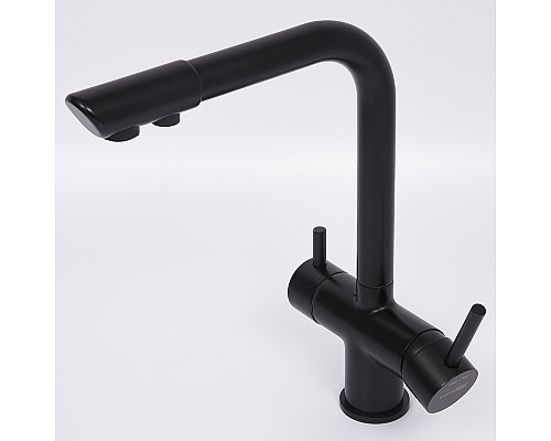 Смеситель для кухни WasserKRAFT A8367 Черный матовый