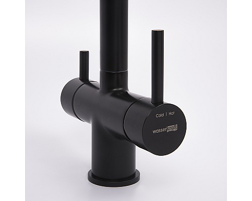 Смеситель для кухни WasserKRAFT A8367 Черный матовый