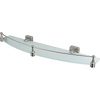 Стеклянная полка WasserKRAFT Rhin K-8744 Хром