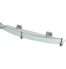 Стеклянная полка WasserKRAFT Rhin K-8744 Хром