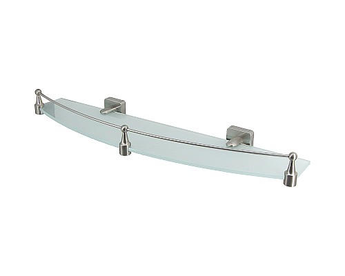 Стеклянная полка WasserKRAFT Rhin K-8744 Хром