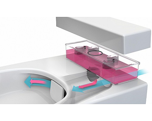 Унитаз биде Vitra Nest 5176B003-6233 подвесной с сиденьем Микролифт