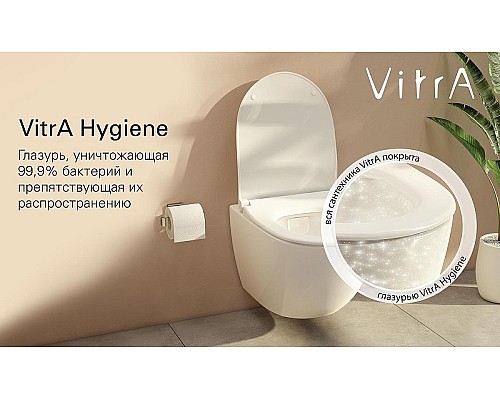 Унитаз биде Vitra Nest 5176B003-6233 подвесной с сиденьем Микролифт