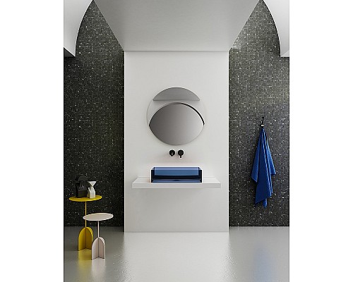 Раковина-чаша Abber Kristall 60 AT2803Saphir Синяя