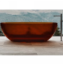 Ванна из полиэфирной смолы Abber Kristall 170х75 Коричневая без гидромассажа