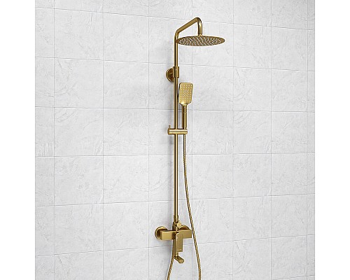Душевая система WasserKRAFT A155.259.201.BG Золото матовое