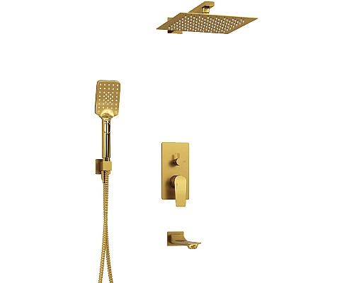Душевая система WasserKRAFT A175571 Золото матовое