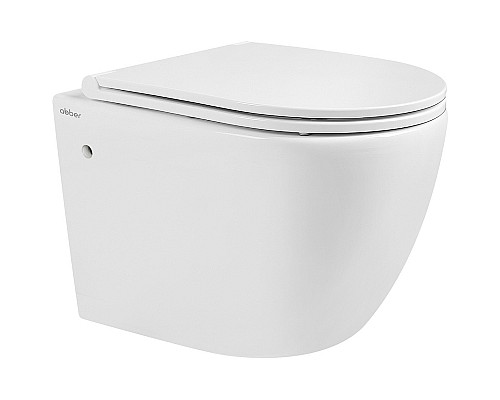 Унитаз Abber Bequem AC1103 подвесной Белый с сиденьем Микролифт