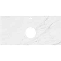 Столешница под раковину Kerama Marazzi Plaza Classic Neo Монте тиберио 100 PL1.SG507120R\100 Белый мрамор