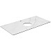 Столешница под раковину Kerama Marazzi Plaza Classic Neo Монте тиберио 100 PL1.SG507120R\100 Белый мрамор