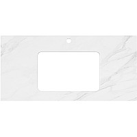 Столешница под раковину Kerama Marazzi Plaza Classic Neo Монте тиберио 100 PL3.SG507120R\100 Белый мрамор