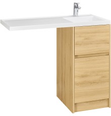 Тумба под раковину Aquaton Лондри 105 1A267001LH0C0 Дуб Сантана без фасада