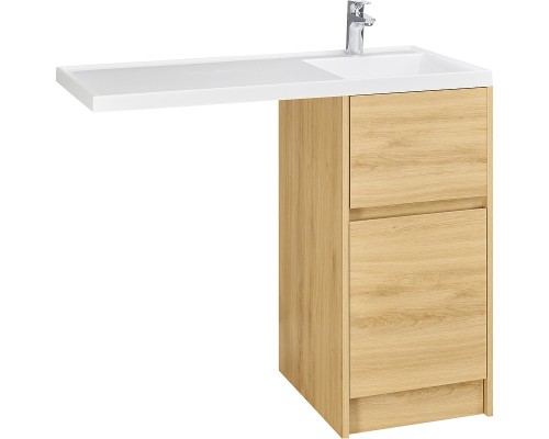Тумба под раковину Aquaton Лондри 105 1A267001LH0C0 Дуб Сантана без фасада