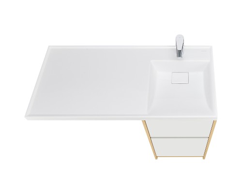 Тумба под раковину Aquaton Лондри 105 1A267001LH0C0 Дуб Сантана без фасада