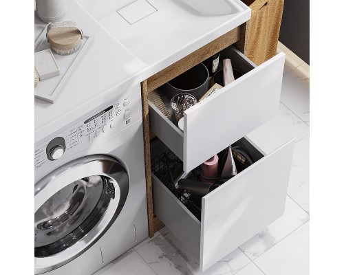 Тумба под раковину Aquaton Лондри 105 1A267001LH0C0 Дуб Сантана без фасада