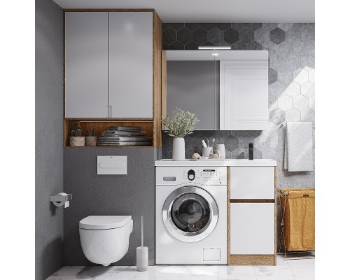 Тумба под раковину Aquaton Лондри 105 1A267001LH0C0 Дуб Сантана без фасада