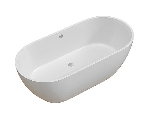 Ванна из искусственного камня STWORKI Берген 160х75 ФР-00014095 без гидромассажа