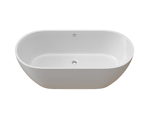 Ванна из искусственного камня STWORKI Берген 160х75 ФР-00014095 без гидромассажа