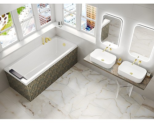 Акриловая ванна Whitecross Wave 160x80 0101.160080.100 без гидромассажа Акриловая ванна Whitecross Wave 160x80 0101.160080.100 без гидромассажа