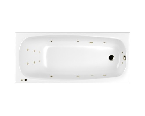 Акриловая ванна Whitecross Layla 180x80 с гидромассажем