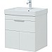 Тумба под раковину Aquanet Ирис new 60 310148 подвесная Белая глянцевая