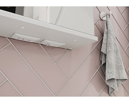 Зеркало со шкафом Volna Adel 70 R zsADEL70.R-01 с подсветкой Белое