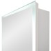 Зеркальный шкаф Reflection Cube 500х800 RF2218CB с подсветкой Белый матовый
