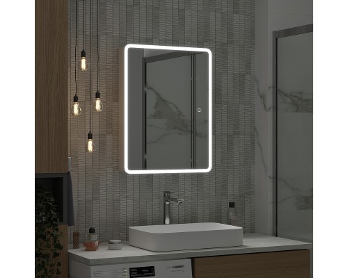 Зеркальный шкаф Reflection Chill 500х800 RF2317CH с подсветкой Белый матовый