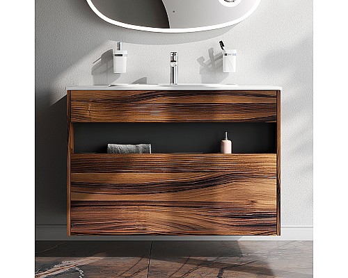 Тумба под раковину AM.PM Func 100 M8FFUX1001OF подвесная Дуб крафт