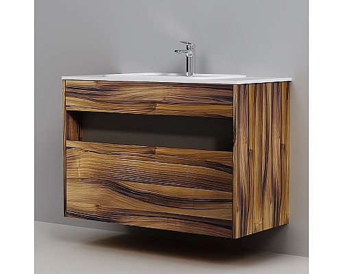Тумба под раковину AM.PM Func 100 M8FFUX1001OF подвесная Дуб крафт