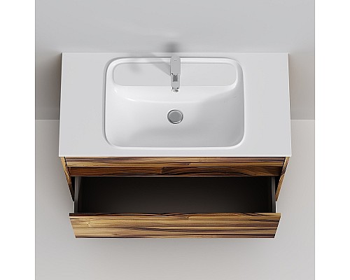 Тумба под раковину AM.PM Func 100 M8FFUX1001OF подвесная Дуб крафт