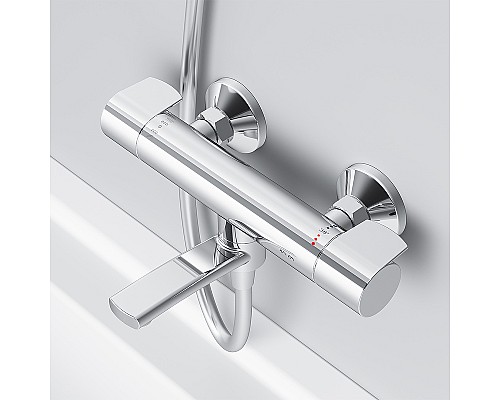 Смеситель для ванны AM.PM X-Joy F85A50000 с термостатом Хром
