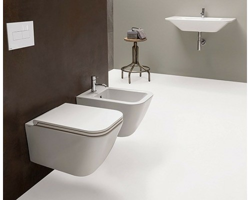 Унитаз Globo Stone STS06.BI подвесной без сиденья