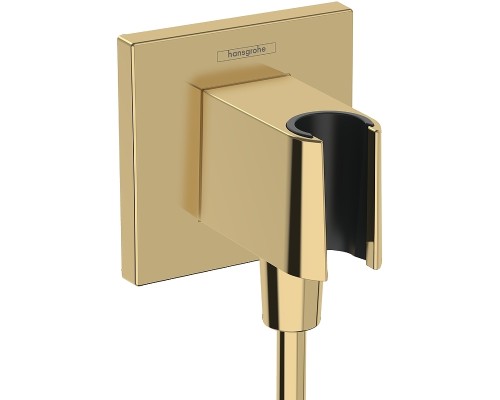 Шланговое подключение Hansgrohe FixFit E Полированное золото