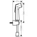 Гигиенический душ Hansgrohe Хром