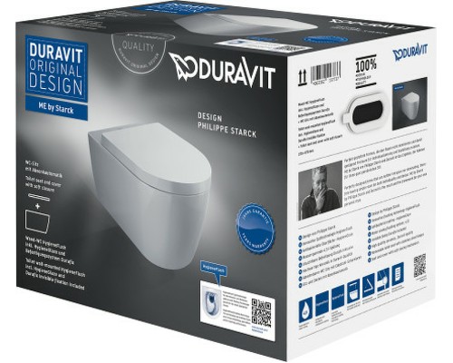 Унитаз Duravit ME by Starck 45790920A1 подвесной с сиденьем Микролифт