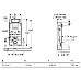 Инсталляция Geberit GIS 461.311.00.5 для унитаза без клавиши смыва