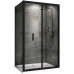 Душевой уголок Abber Sonnenstrand 120x80 профиль Черный стекло прозрачное
