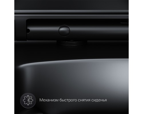 Комплект унитаза с инсталляцией AM.PM Inspire V2.0 Черный матовый с сиденьем Микролифт с Черной глянцевой клавишей смыва с гигиеническим душе?