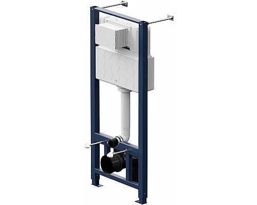 Комплект унитаза с инсталляцией AM.PM Spirit V2.0 FlashClean IS47031.701700 с сиденьем Микролифт и клавишей смыва Никель матовый