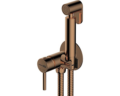 Гигиенический душ со смесителем WasserKRAFT A70938 Розовое золото