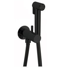 Гигиенический душ со смесителем Cisal Shower Черный матовый