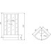 Душевая кабина Timo Standart 90x90 без гидромассажа