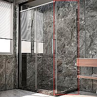 Душевая стенка Veconi Premium Trento SP-40CH 100 SP40-CH-100-01-C4 профиль Хром стекло прозрачное