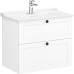Тумба с раковиной Vitra Root Classic 80 подвесная Белая матовая