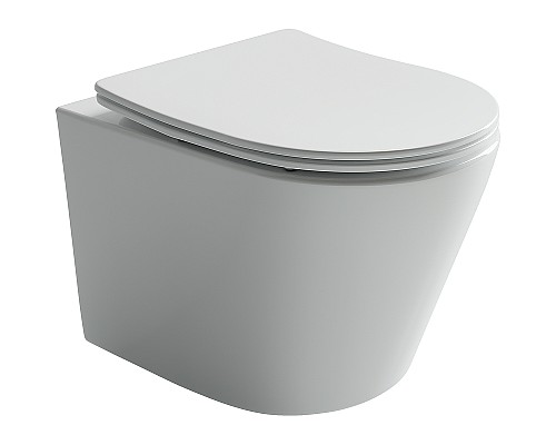 Комплект унитаза с инсталляцией Ceramicanova Balearica CN6000_1001B_1000 с сиденьем Микролифт и Черной матовой клавишей смыва