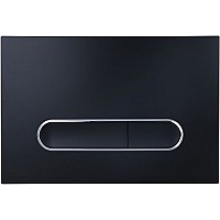 Клавиша смыва Esbano OVL-17MB ESINOVL17MB Черная матовая