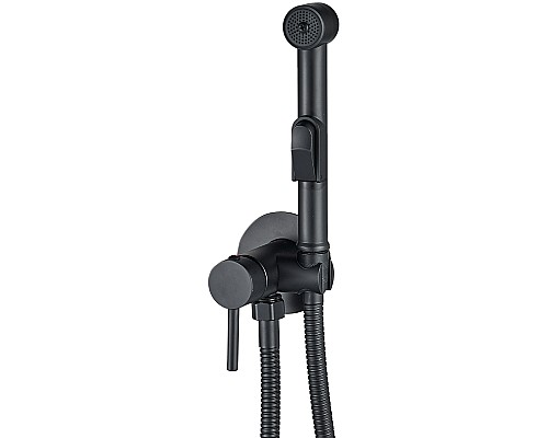 Гигиенический душ со смесителем WesnaArt Eko EKO05-410Black Черный матовый Гигиенический душ со смесителем WesnaArt Eko EKO05-410Black Черный матовый